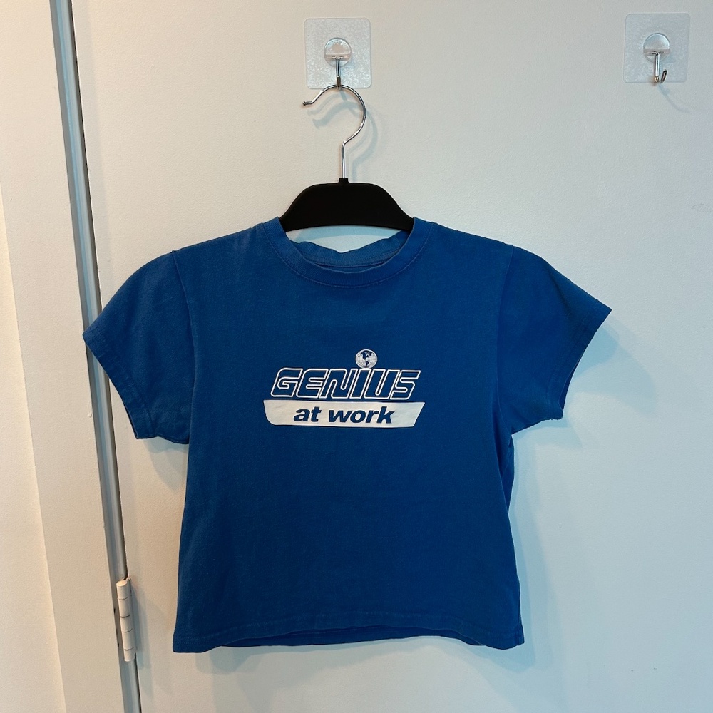 Guizio “Genius At Work” Tee – Blue XS - Picture 4 of 7